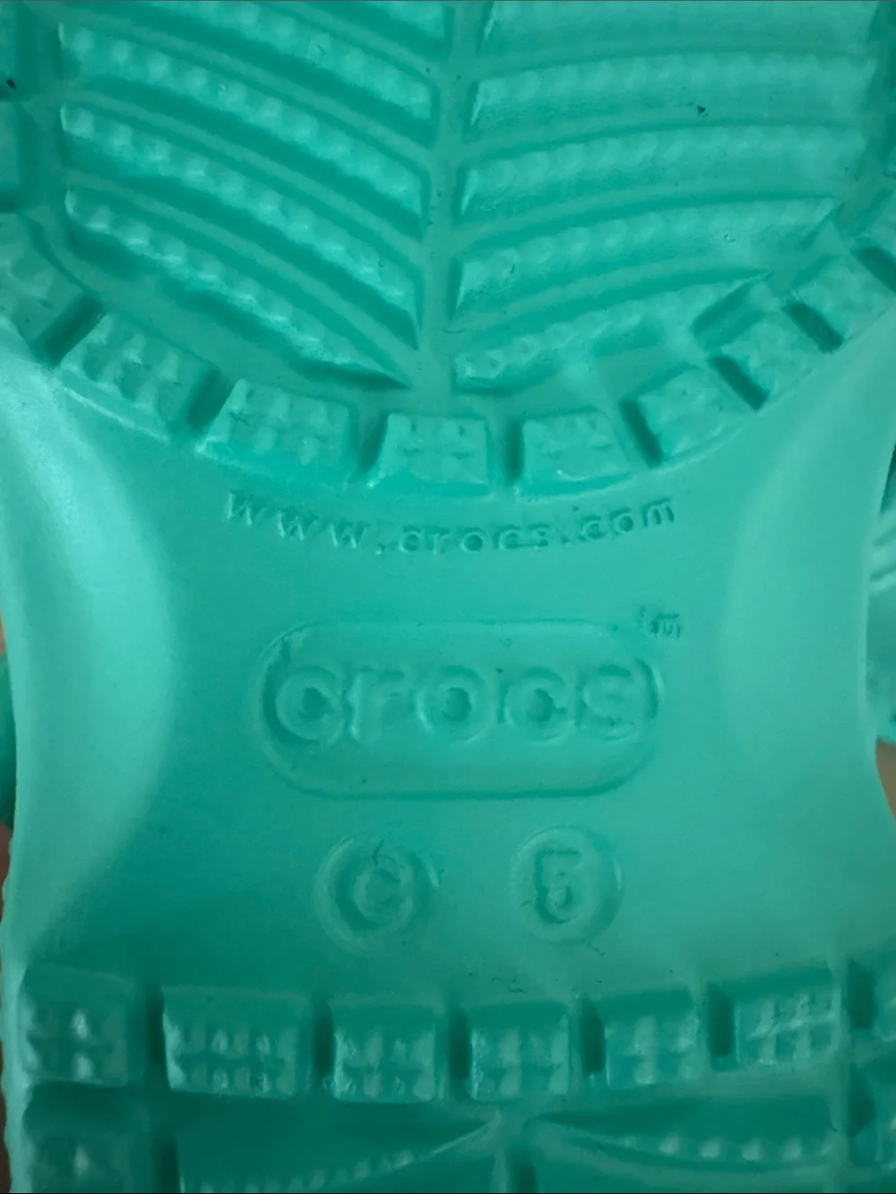 CROCS Kids Clog in Bright Teal